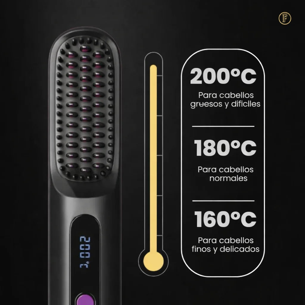 Cepillo alisador portátil - BeautyMax Pro®