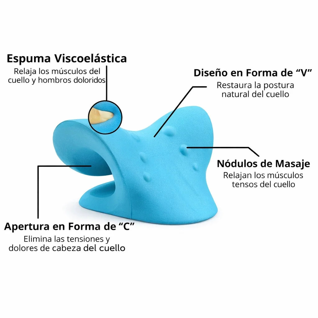 Almohada de tracción cervical
