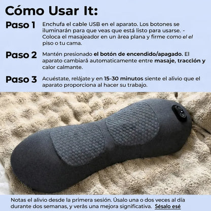 Detenga el dolor de espalda y la ciática en solo 15 minutos al día - Masajeador multifuncional 3 en 1