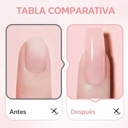 Gel fortalecedor de uñas autonivelante 3 en 1