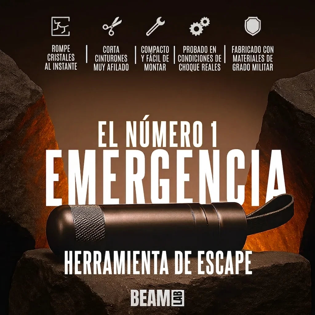 Martillo de seguridad | Herramienta de escape de emergencia para automóviles