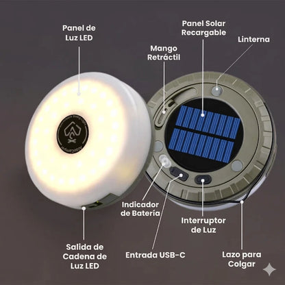 GlowMate™ Linterna y Luces en Serie 4 en 1