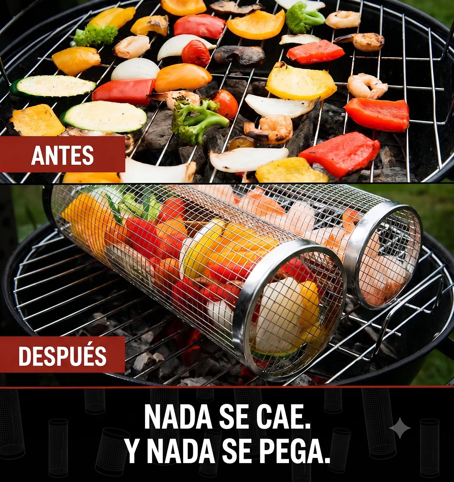 BBQMaster™ | Asa verduras como un profesional, sin que se caiga nada.