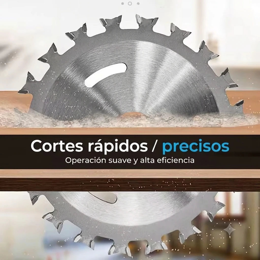 Pack de 4 Discos de Doble Cara: Cortes Limpios y Sin Esfuerzo