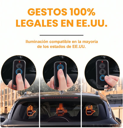 Luz LED interactiva con gestos para tu coche VibeHand