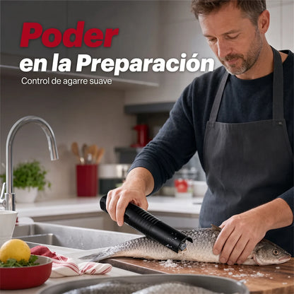 Herramienta eléctrica impermeable para descamar pescado