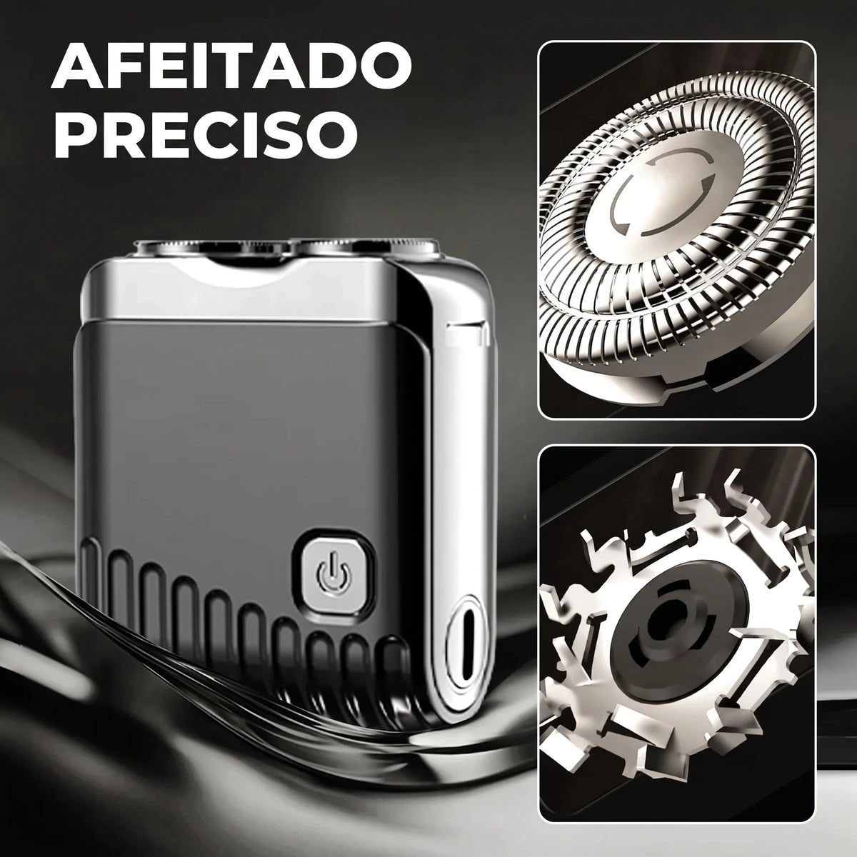 Miniafeitadora eléctrica para hombre | Regalo perfecto - ¡Consigue tu afeitado perfecto!