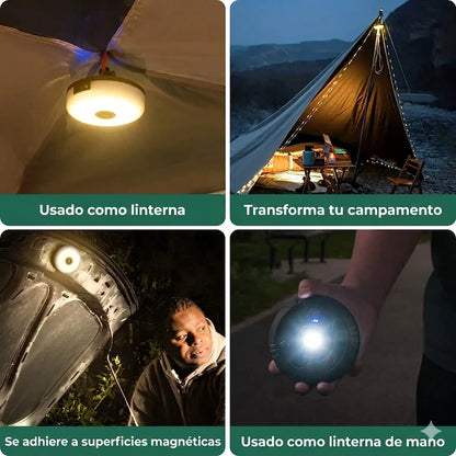 GlowMate™ Linterna y Luces en Serie 4 en 1