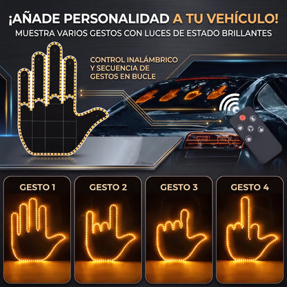Luz LED interactiva con gestos para tu coche VibeHand