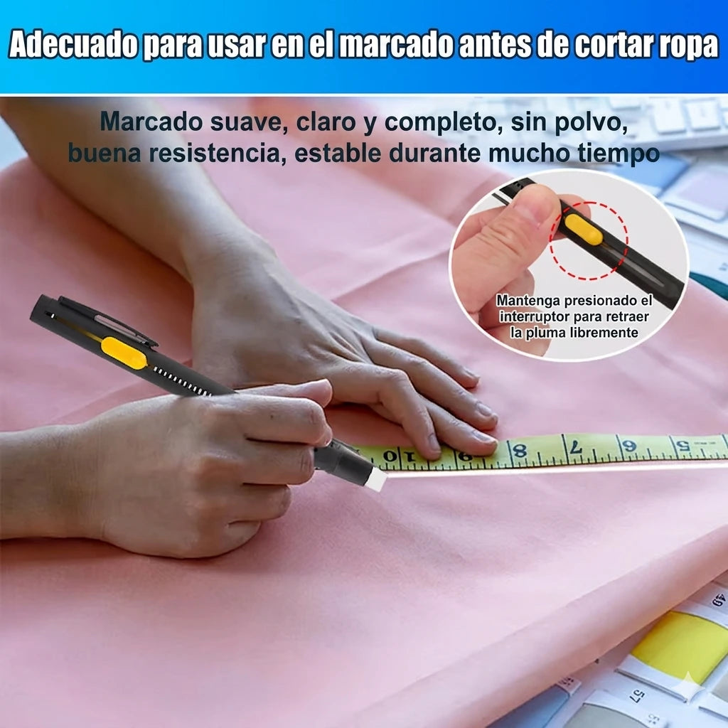 🔥Último día con 50% de descuento🔥 Marcador de tela borrable con calor para costura, bordado y acolchado.