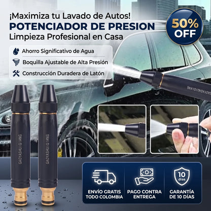 POTENCIADOR DE PRESION - Manguera de Presión - Limpieza práctica con un solo equipo