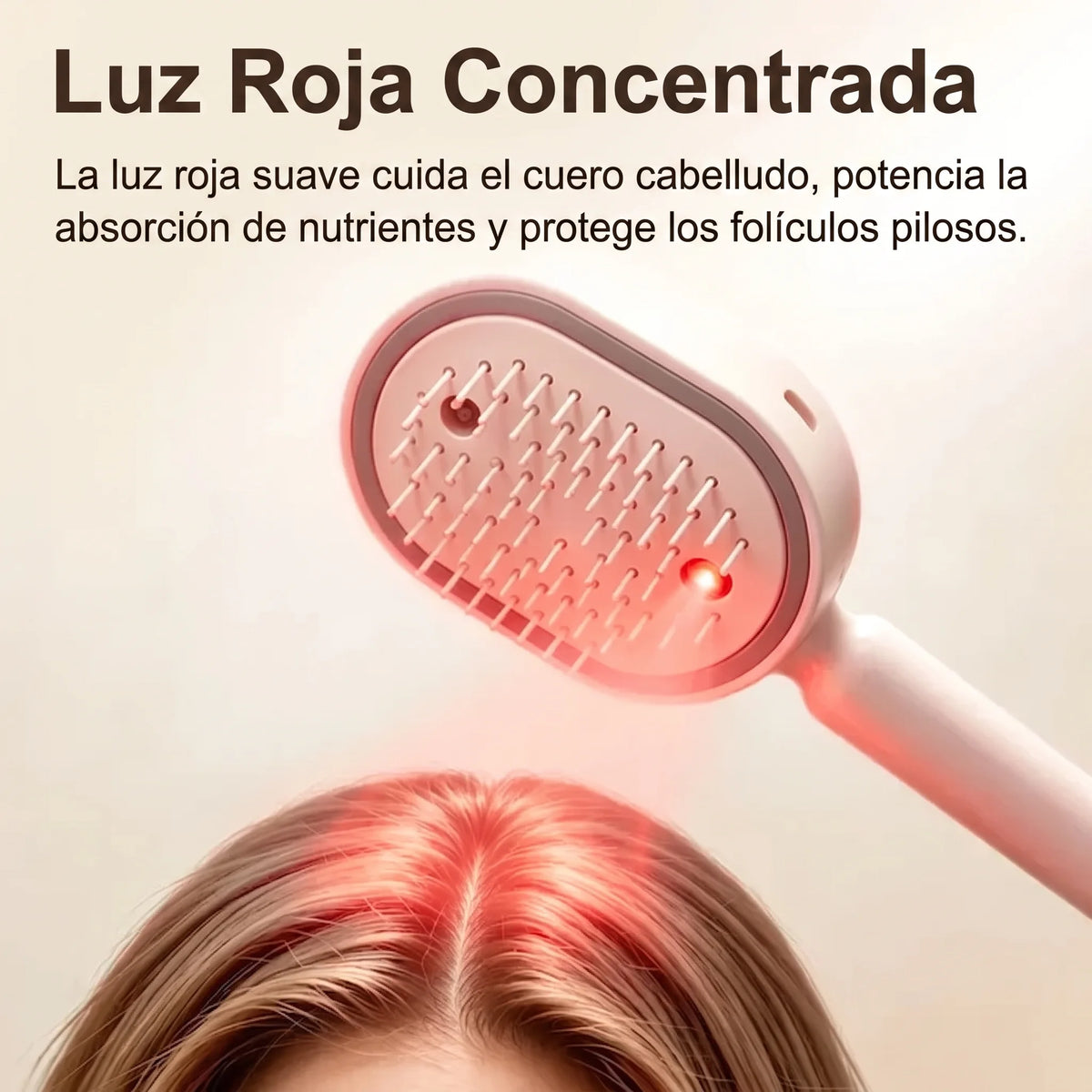 Cepillo alisador de cabello eléctrico ICONIC™ 4 en 1 con masaje y queratina
