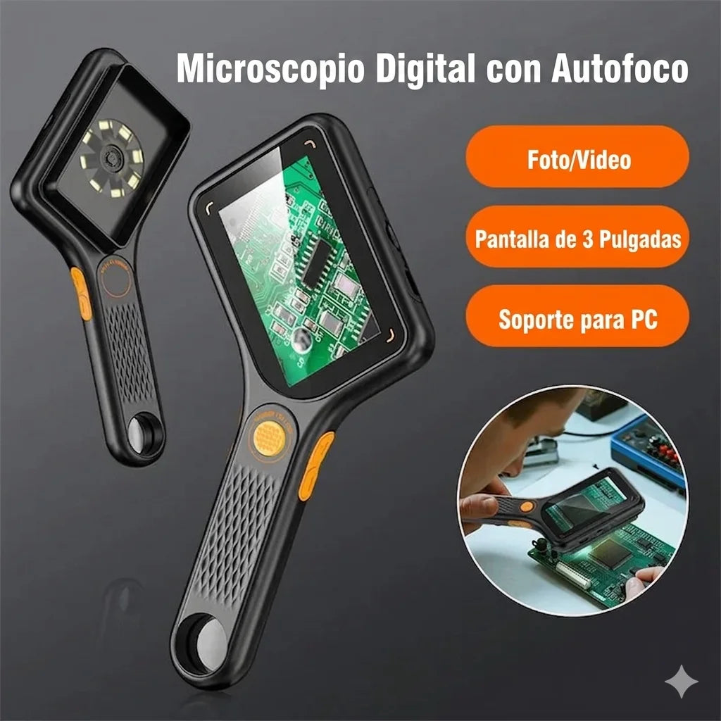 Lupa de lectura rectangular 500X con luz LED regulable – Ideal para baja visión, libros y letra pequeña