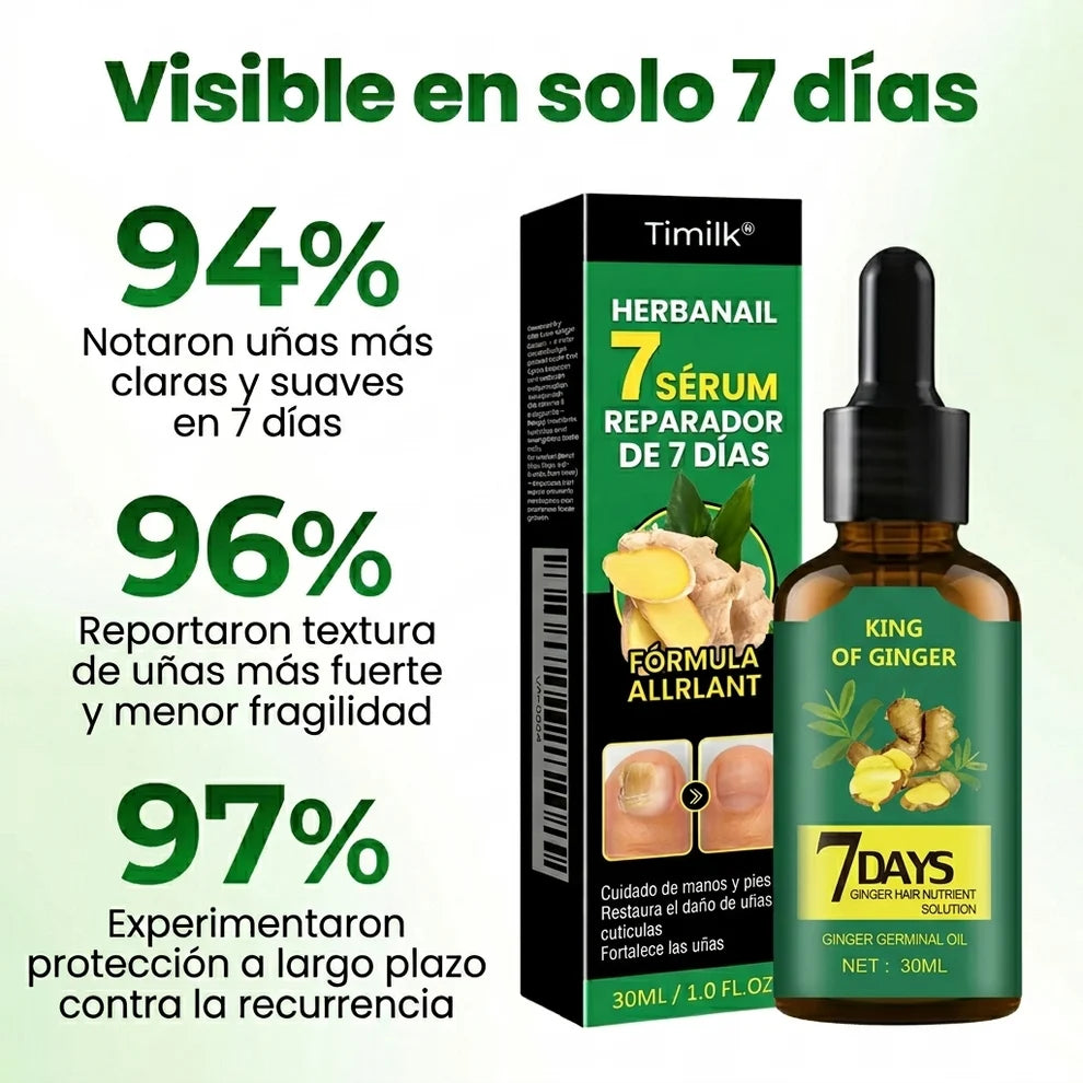 7Days™ Tratamiento Anti Hongos - Elimina Uñas Amarillas y las Fortalece desde 7 Días