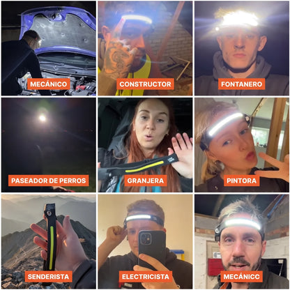 Linterna frontal LED LuxeLight™
