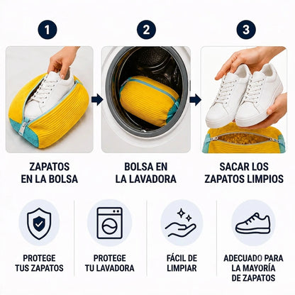LavaZapas™ – La solución para tus zapatos en la lavadora.