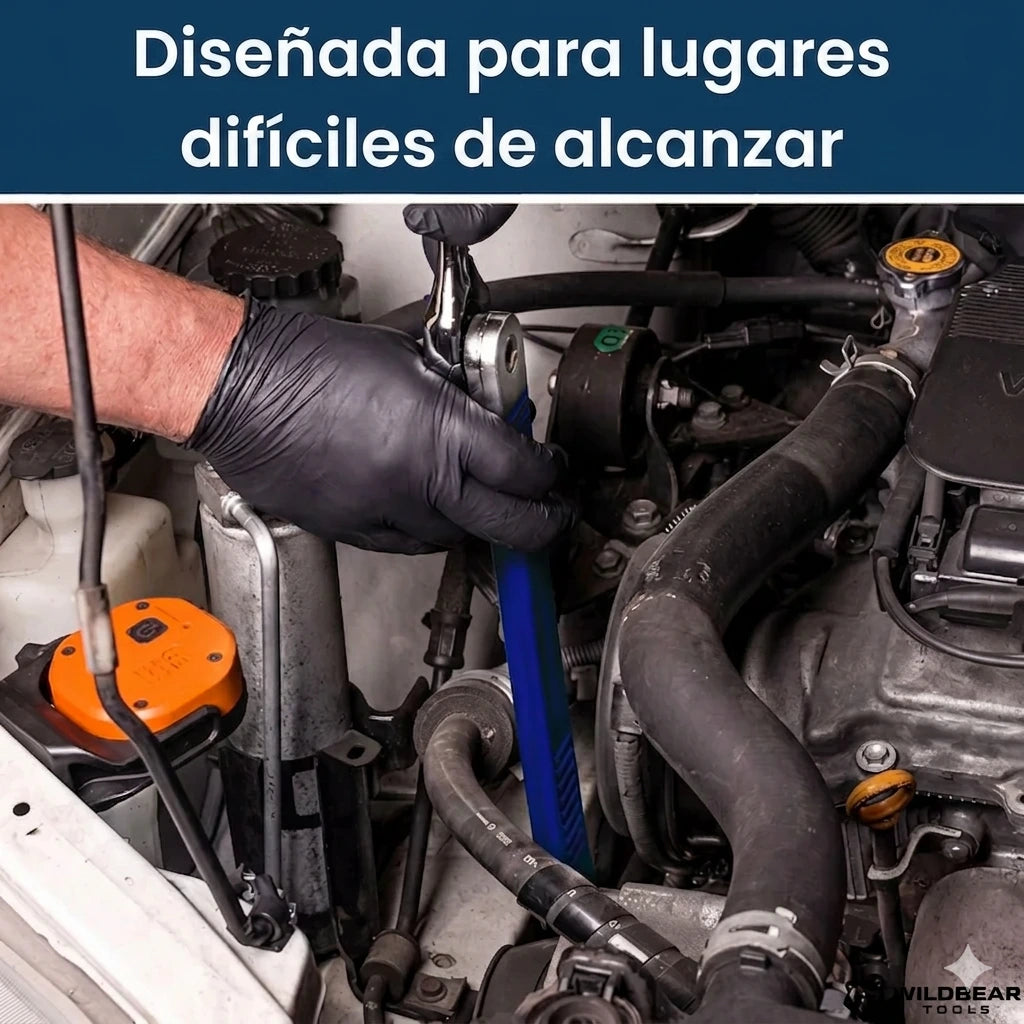 Llave Extensión Universal 3 en 1 con Adaptadores para espacios dificiles