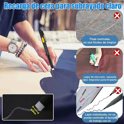 🔥Último día con 50% de descuento🔥 Marcador de tela borrable con calor para costura, bordado y acolchado.