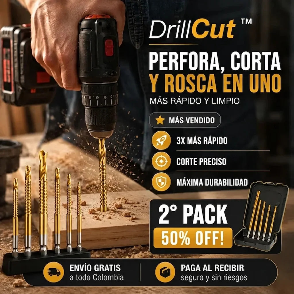 DrillCut™ – Deja de cambiar brocas: una herramienta para todo material