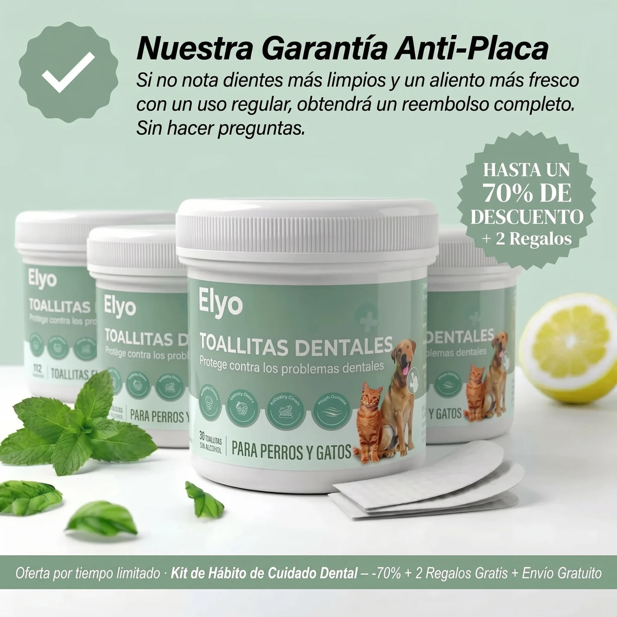 Toallitas dentales ProCare