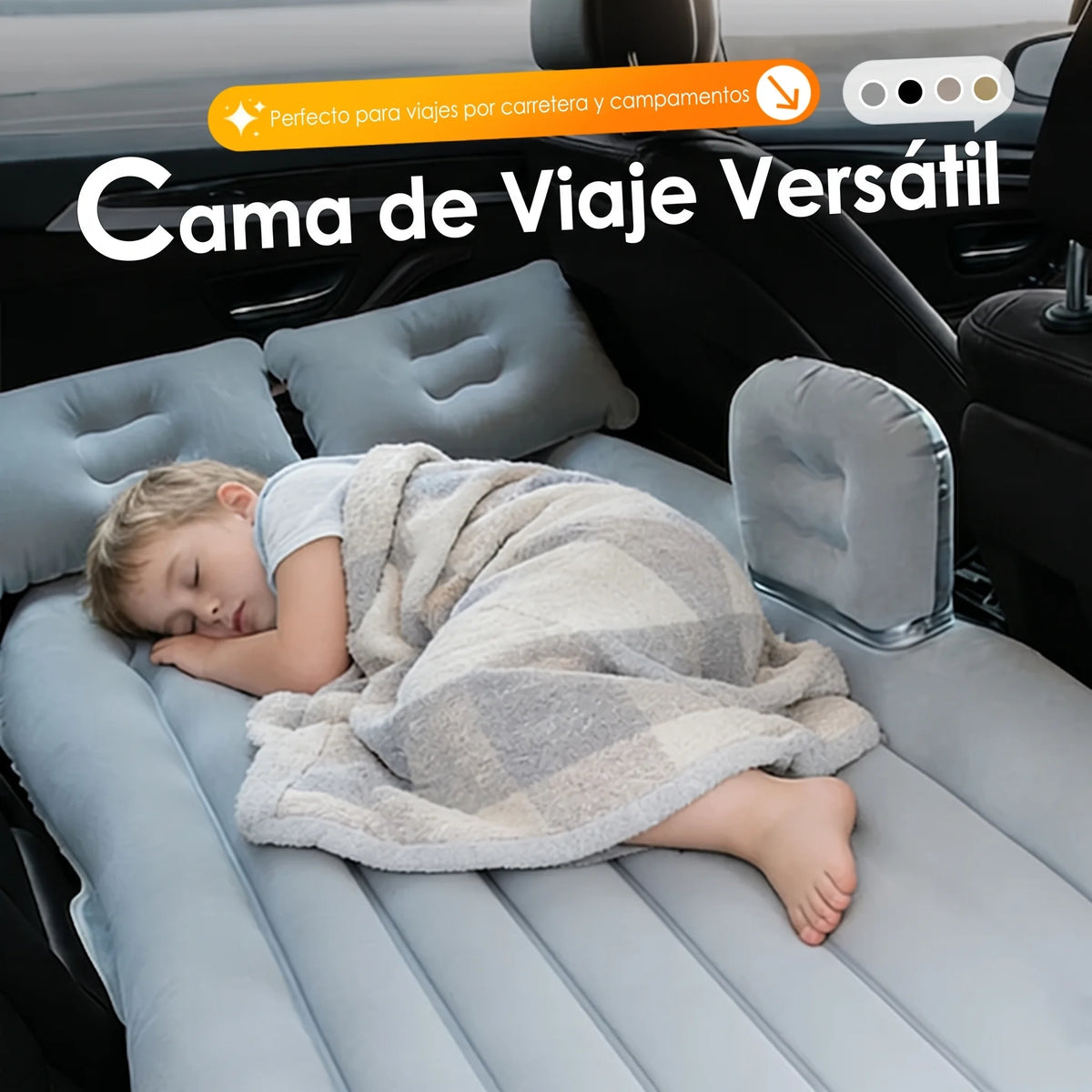 Colchón de aire inflable para coche, cama de viaje