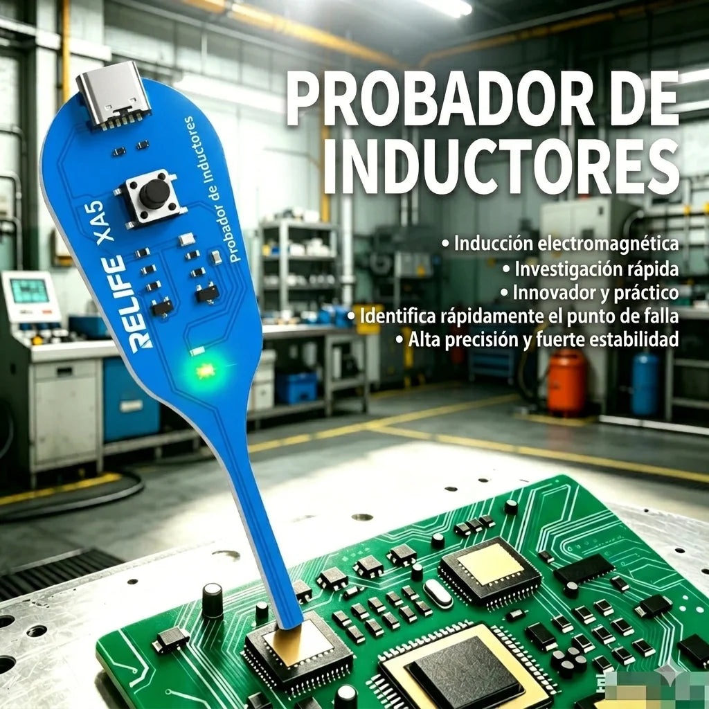 Probador de inductores electromagnéticos en circuito