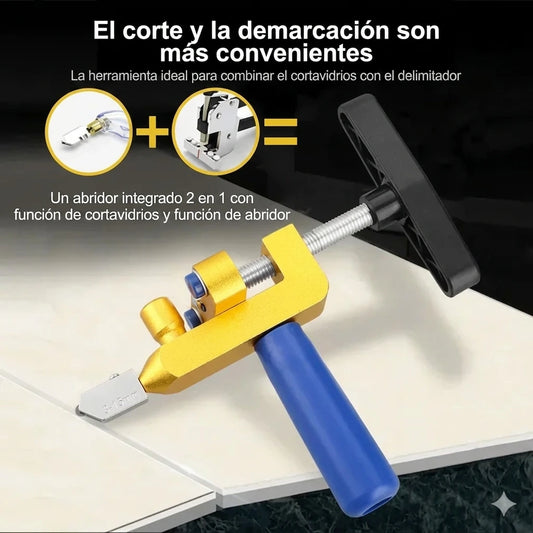 Cortadora de azulejos multifuncional, una nueva forma de perfeccionar el corte.