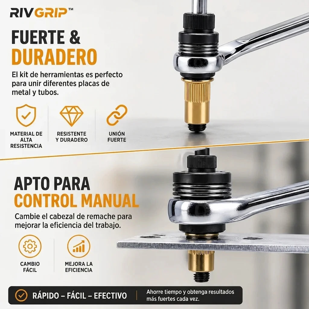 RivGrip – Herramienta para remaches de destornilladores
