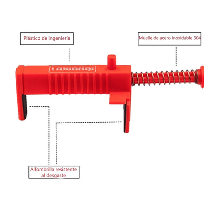 Clips ajustables para rieles de ladrillo y guías extendidas