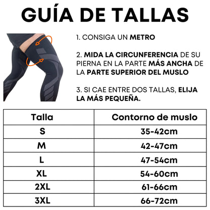 Soporte de compresión V2 para rodillas y piernas