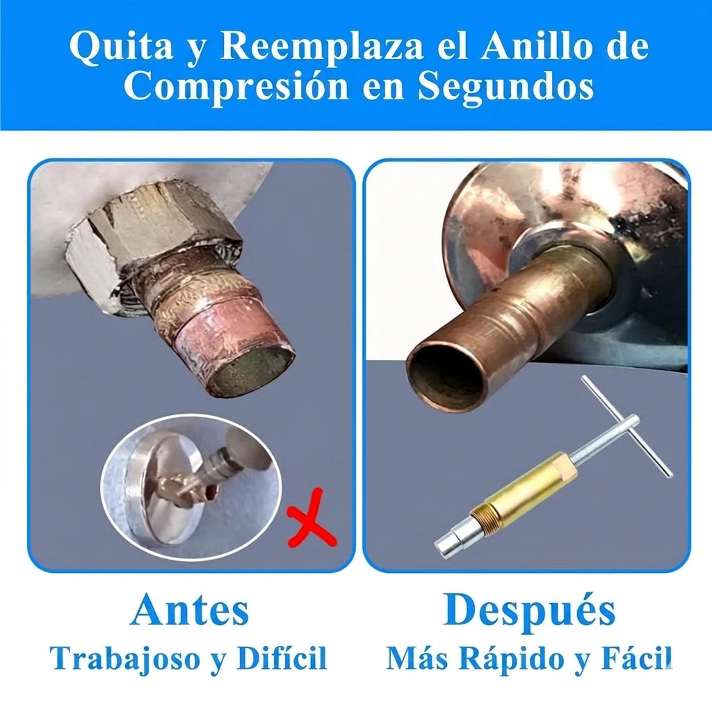 Herramienta extractora de manguitos de compresión: extracción rápida y sencilla