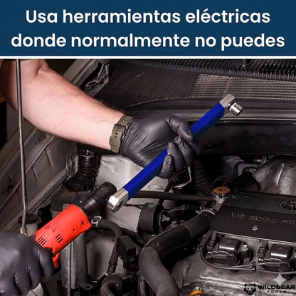 Llave Extensión Universal 3 en 1 con Adaptadores para espacios dificiles