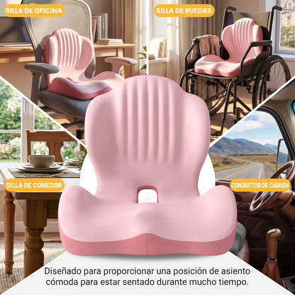 Cojín de asiento ergonómico de espuma viscoelástica