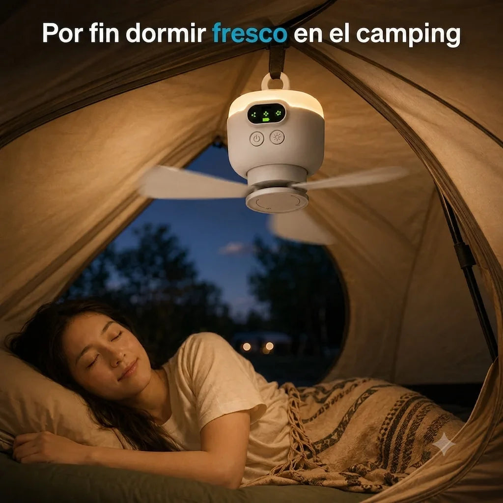 BrisaNocturna™ | Por fin podrás dormir fresco, sin importar el calor que haga.