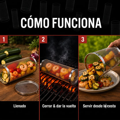 BBQMaster™ | Asa verduras como un profesional, sin que se caiga nada.