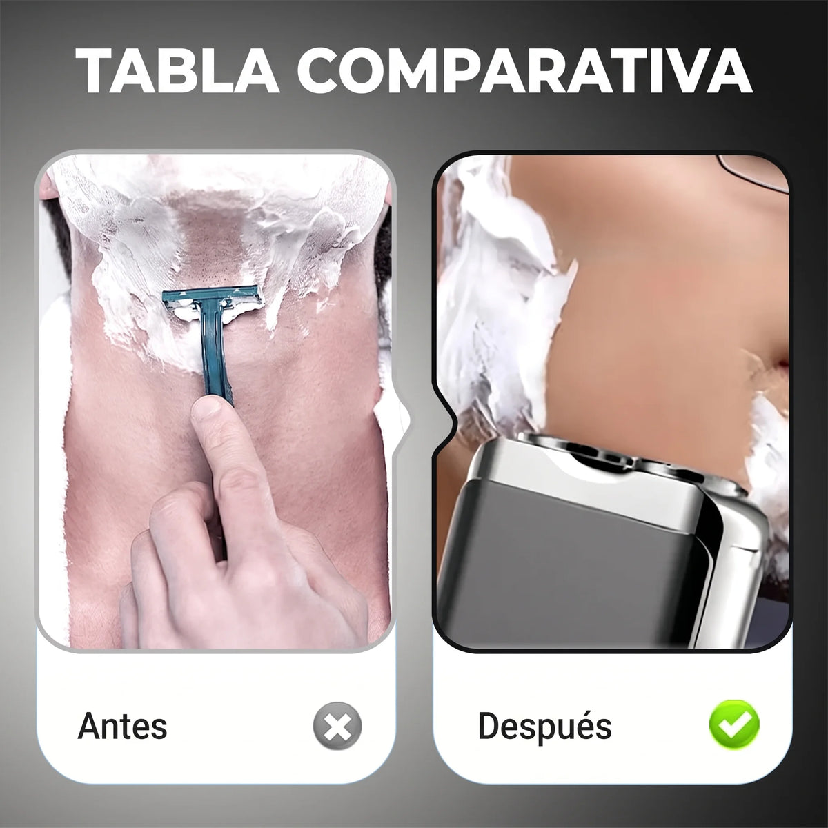 Miniafeitadora eléctrica para hombre | Regalo perfecto - ¡Consigue tu afeitado perfecto!
