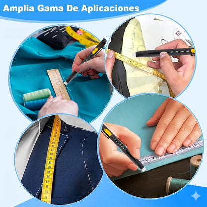 🔥Último día con 50% de descuento🔥 Marcador de tela borrable con calor para costura, bordado y acolchado.
