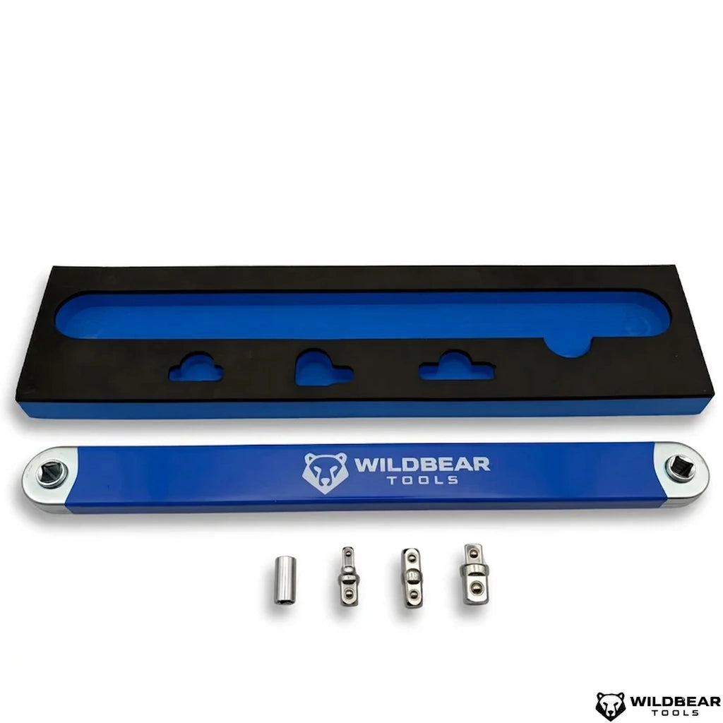 Llave Extensión Universal 3 en 1 con Adaptadores para espacios dificiles
