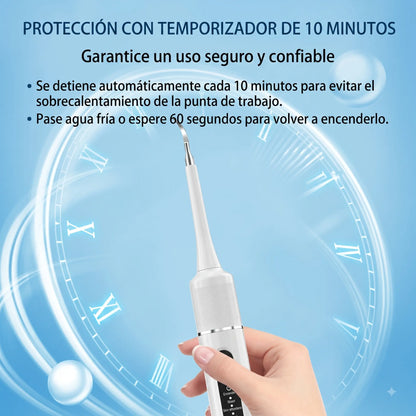 Cepillo de dientes eléctrico de calidad profesional: 6 modos, sensor de presión que previene daños en las encías.