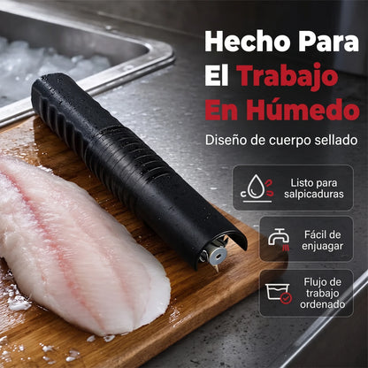 Herramienta eléctrica impermeable para descamar pescado