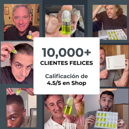 El sistema de infusión de péptidos más potente para el crecimiento del cabello