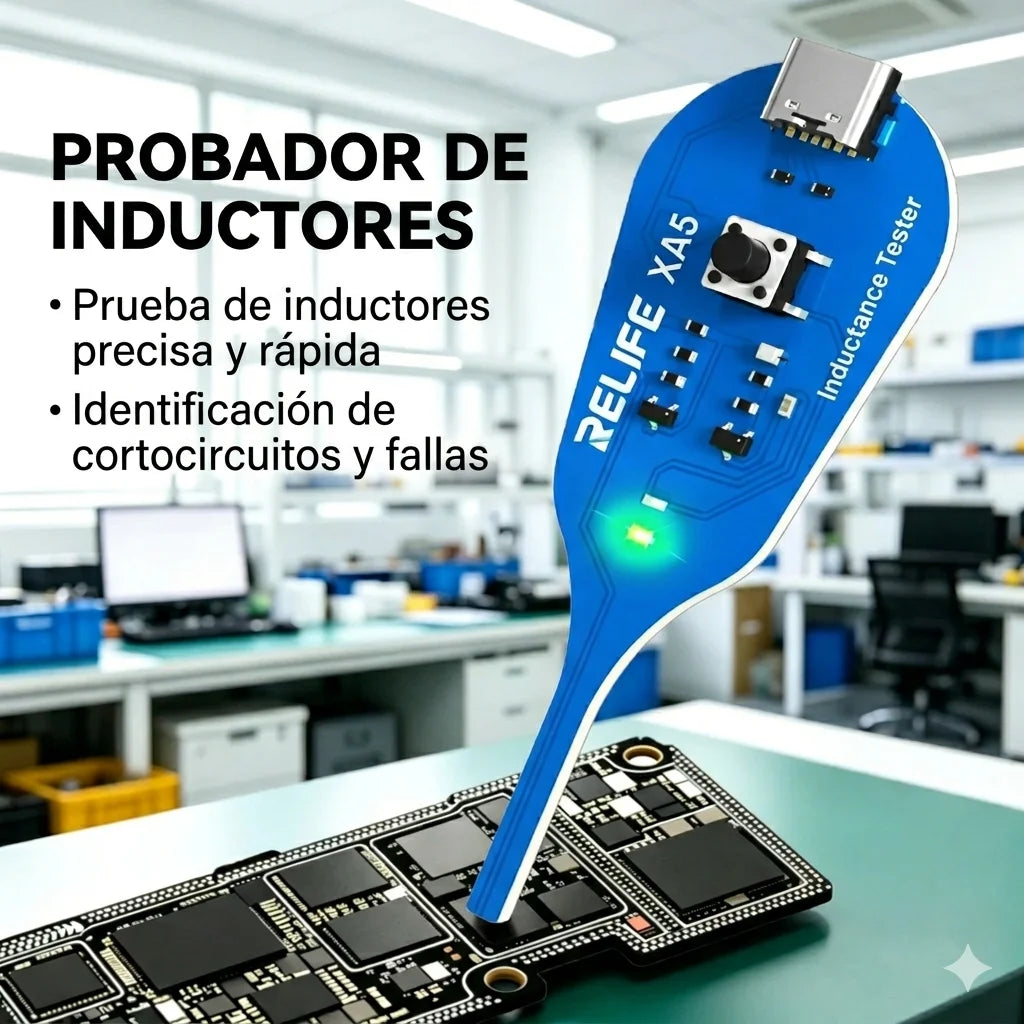 Probador de inductores electromagnéticos en circuito