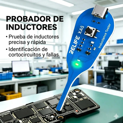 Probador de inductores electromagnéticos en circuito