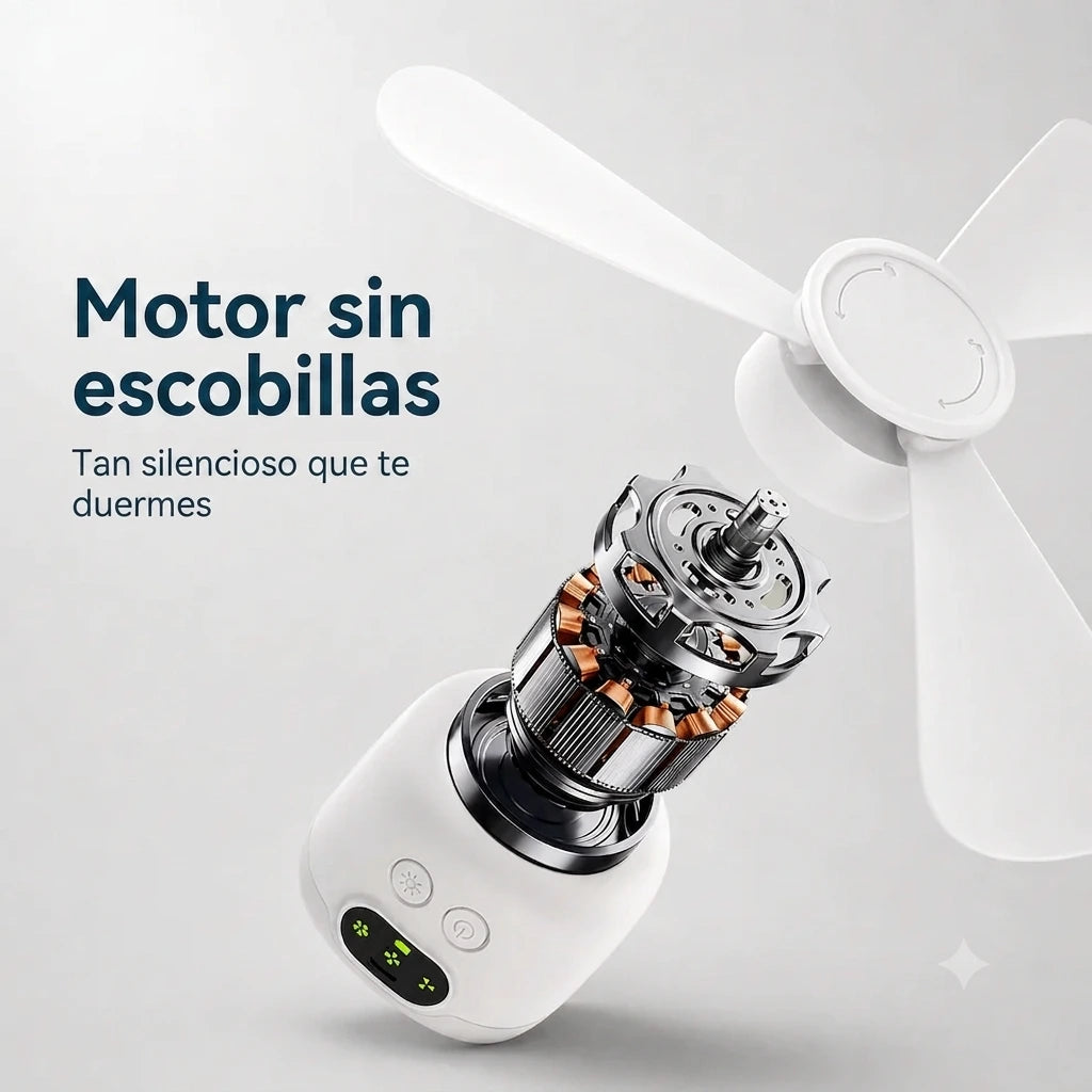 BrisaNocturna™ | Por fin podrás dormir fresco, sin importar el calor que haga.
