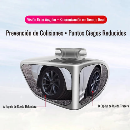 Elimina los puntos ciegos: cambios de carril más seguros.