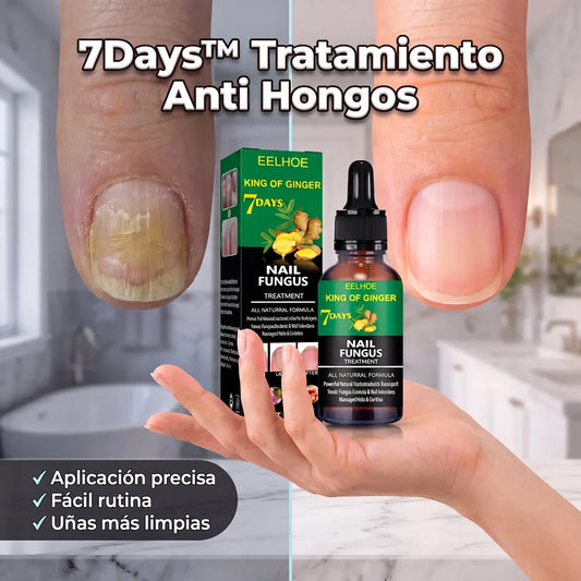 7Days™ Tratamiento Anti Hongos - Elimina Uñas Amarillas y las Fortalece desde 7 Días