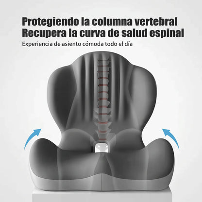 Cojín de asiento ergonómico de espuma viscoelástica