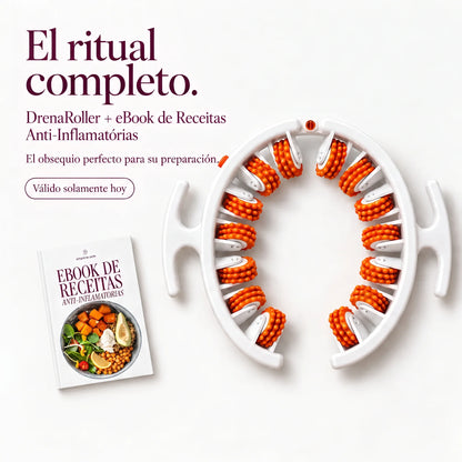 DrenaRoller, Drenaje linfático en casa, todos los días.