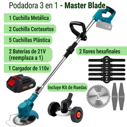 Masterblade-combo pro, Guadañadora y podadora multifuncional