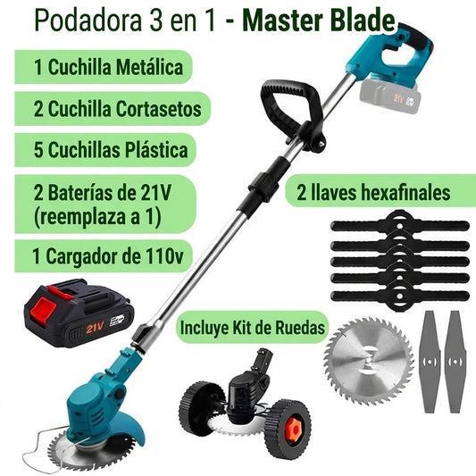 Masterblade-combo pro, Guadañadora y podadora multifuncional